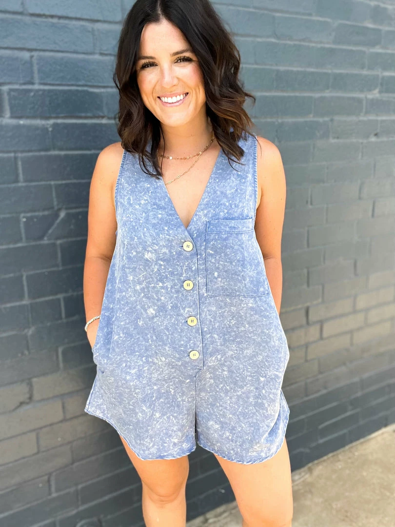 Entro Small The Little Denim Romper 6 Entro Small The Little Denim Romper