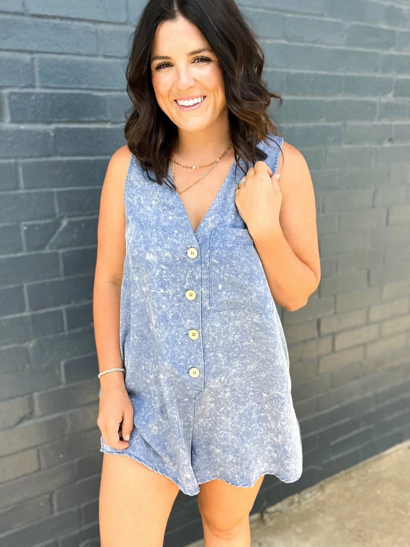 Entro Small The Little Denim Romper 3 Entro Small The Little Denim Romper