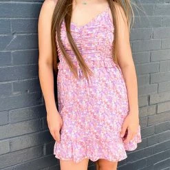 Peach Love California The Lavender Days Dress