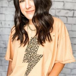 Easel Large The Distressed Lightning Tee