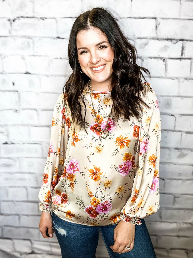 Vine & Love The Gina Floral Top Small 4 Vine & Love The Gina Floral Top Small