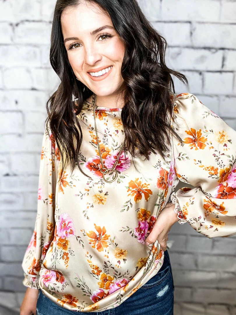 Vine & Love The Gina Floral Top Small 6 Vine & Love The Gina Floral Top Small