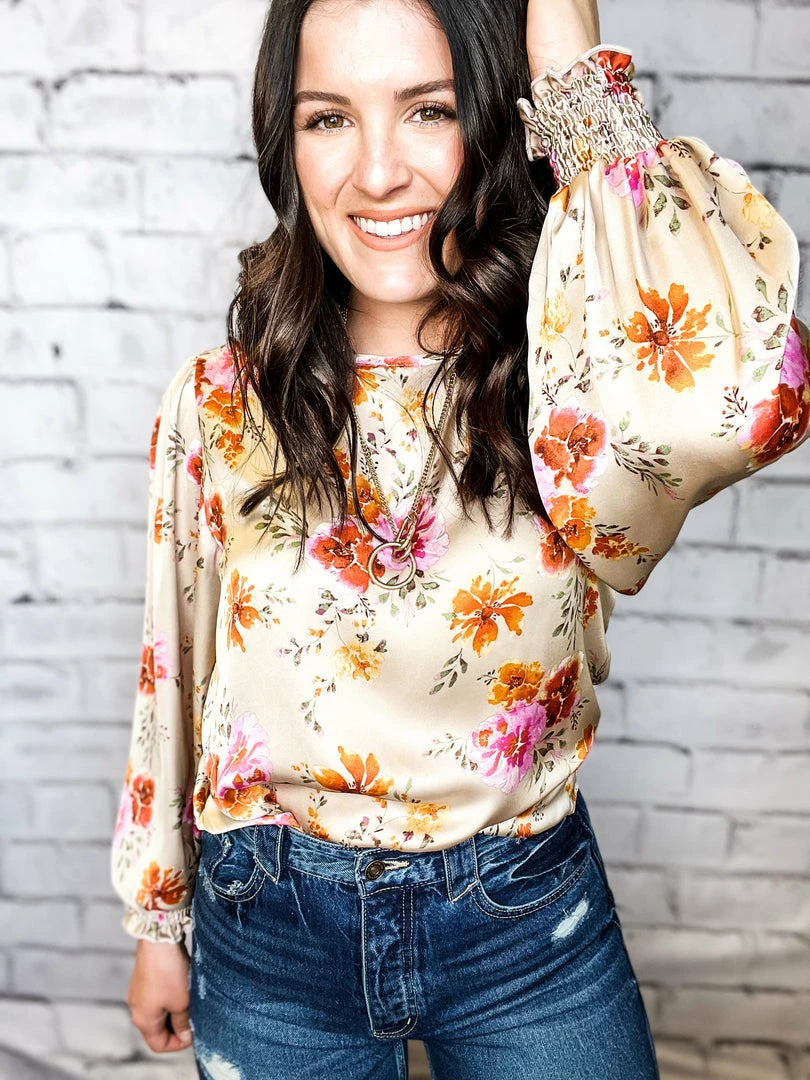 Vine & Love The Gina Floral Top Small 3 Vine & Love The Gina Floral Top Small