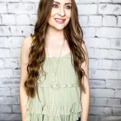 Peach Love California Large The Tiered Ruffle Tank 9 Peach Love California Large The Tiered Ruffle Tank