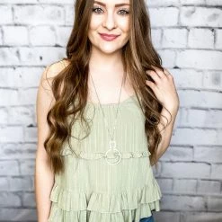 Peach Love California Large The Tiered Ruffle Tank 11 Peach Love California Large The Tiered Ruffle Tank