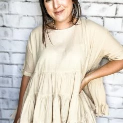 Easel The Cotton Ruffle Top