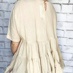 Easel The Cotton Ruffle Top