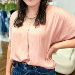 Mittoshop Small The Satin Dolman Top