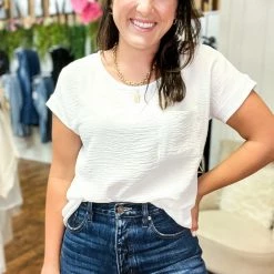 First Love Small The Crinkle Top