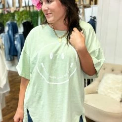 Peach Love California The Smiley Tee