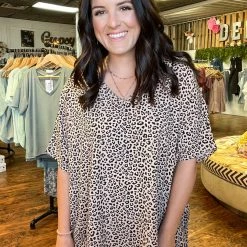 Jodifl Medium The Leopard Boxy Top