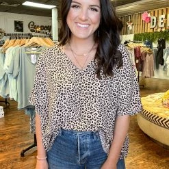 Jodifl Medium The Leopard Boxy Top