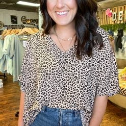 Jodifl Medium The Leopard Boxy Top