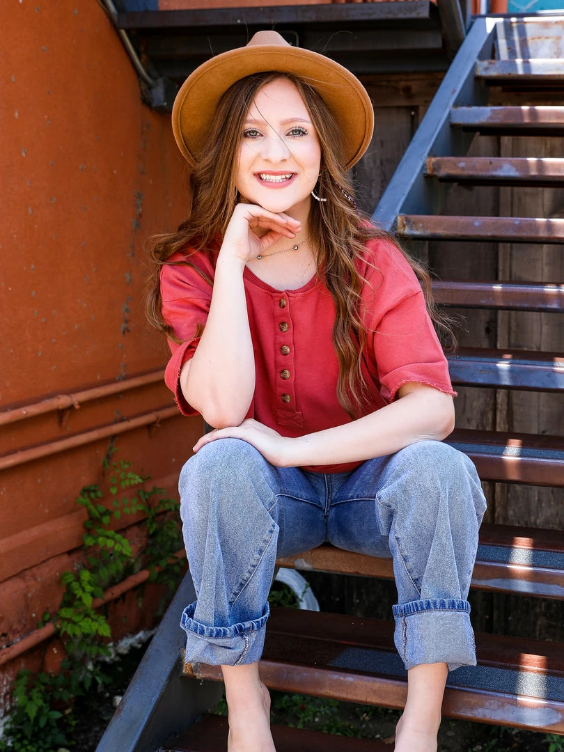 Ee.some The Kailey Button Top 7 Ee.some The Kailey Button Top