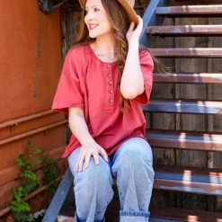 Ee.some The Kailey Button Top