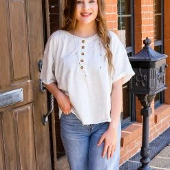 Ee.some The Kailey Button Top 17 Ee.some The Kailey Button Top