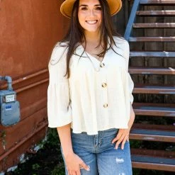 Ee.some The Flouncy Sleeve Top Medium 18 Ee.some The Flouncy Sleeve Top Medium