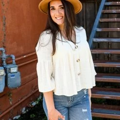 Ee.some The Flouncy Sleeve Top Medium 16 Ee.some The Flouncy Sleeve Top Medium