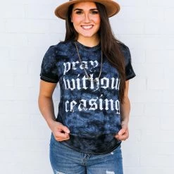 Crazy Cool Threads Small Pray Without Ceasing Tee