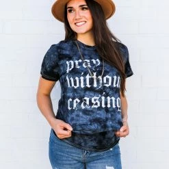 Crazy Cool Threads Small Pray Without Ceasing Tee