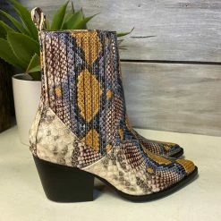 SOTD Footwear Shoes The Naomi Snake Booties