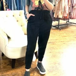 Zenana XL The Black Joggers