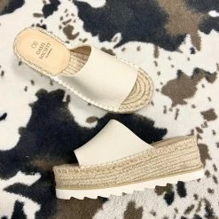 KKE Originals The Ivy Espadrilles- White Shoes