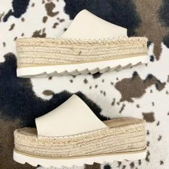 KKE Originals The Ivy Espadrilles- White Shoes
