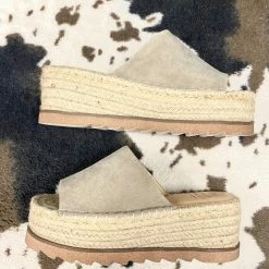 KKE Originals The Ivy Espadrilles- Grey Shoes