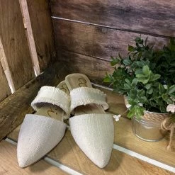 Ccocci Shoes The Marcella Linen Mules